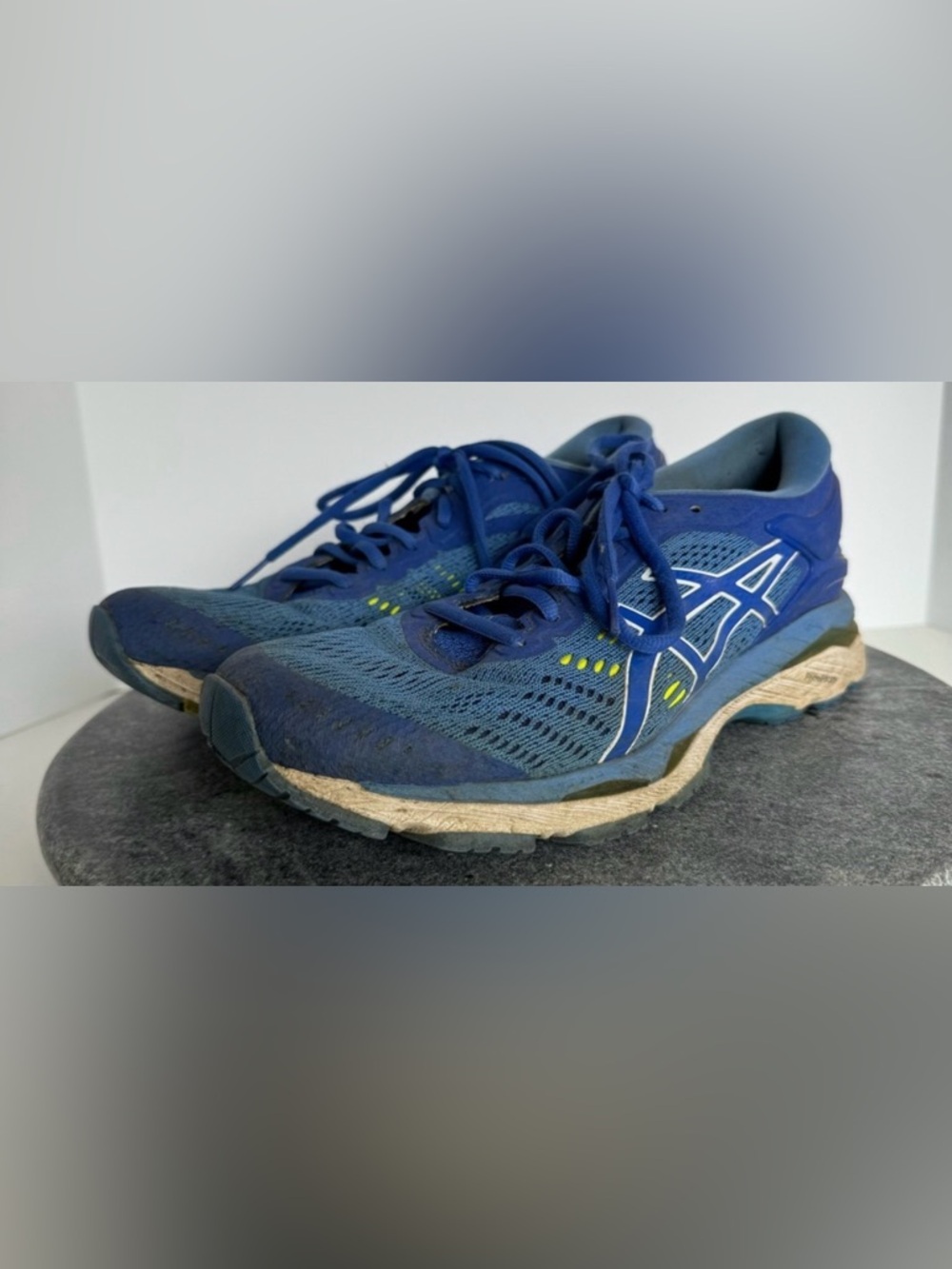 ASICS Blue Colorful Gel Kayano 24 Tennis Shoes 9